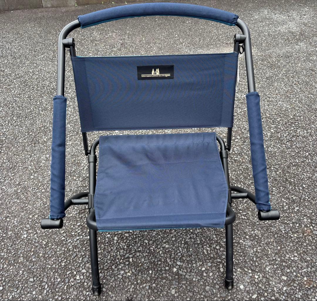 【美品】Ogawa ハイ&ロー2ウェイチェア ネイビー