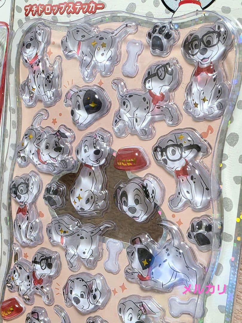 ディズニー 101匹わんちゃん ボンボンドロップシール プチドロップ セット