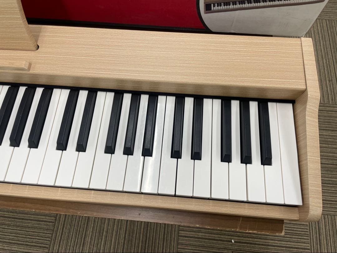 電子ピアノ88鍵盤　木目調ボディ　給電タイプ　オークベージュ