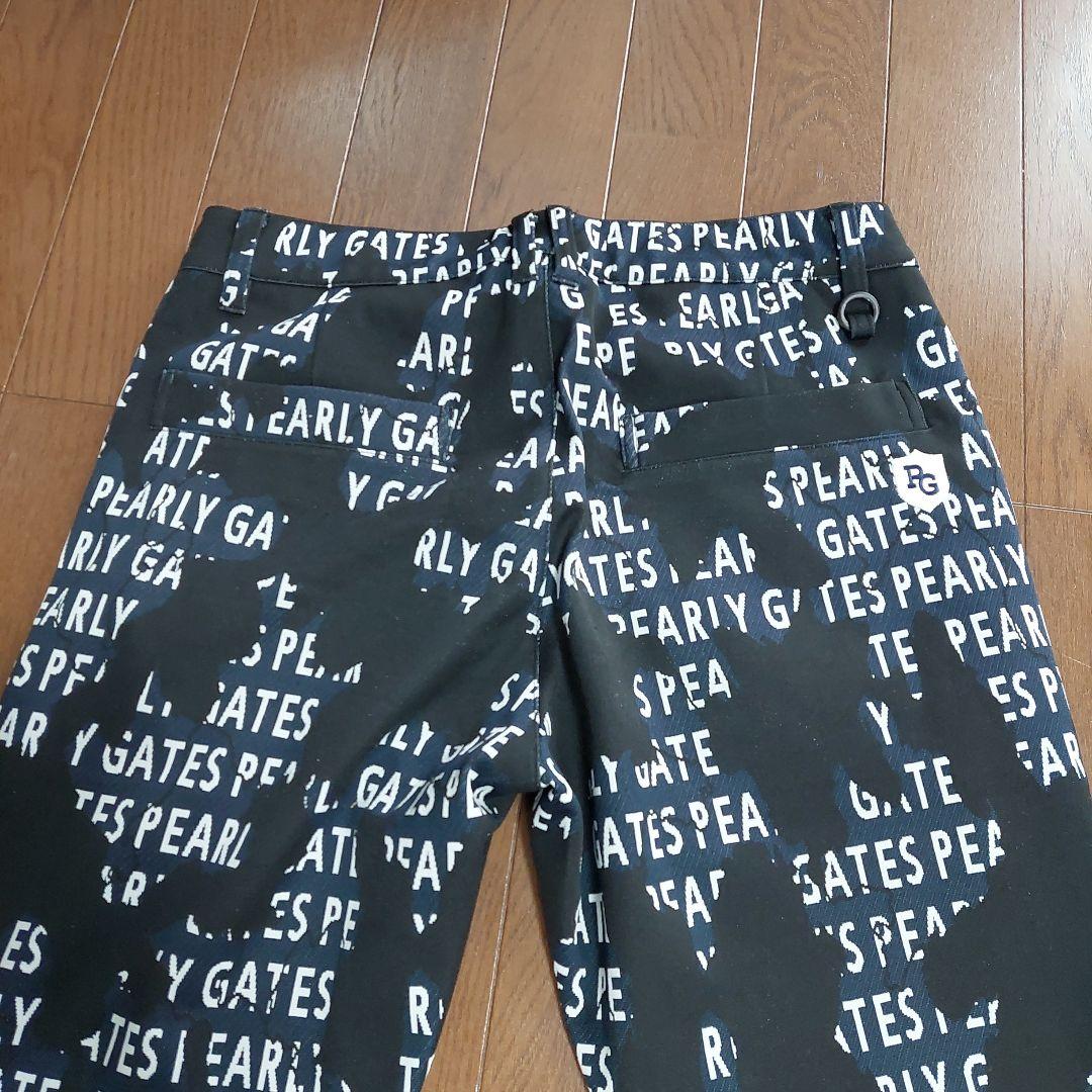 PEARLY GATES ロゴプリントパンツサイズ4です。