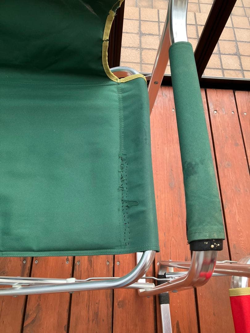 Coleman 折りたたみチェア 赤 緑 2脚セット