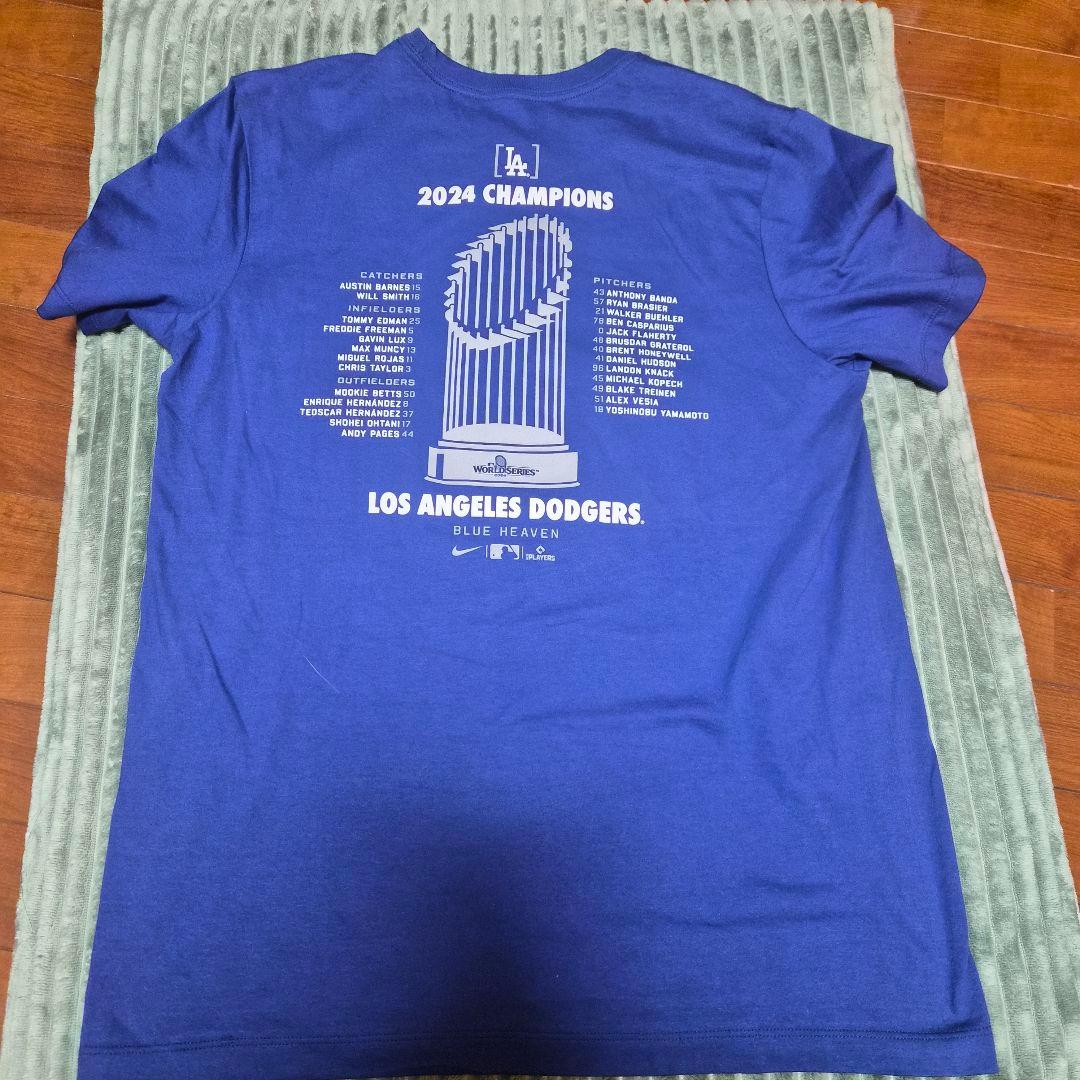 【US直輸入・希少】2024年 ワールドシリーズ優勝記念 ドジャース Tシャツ