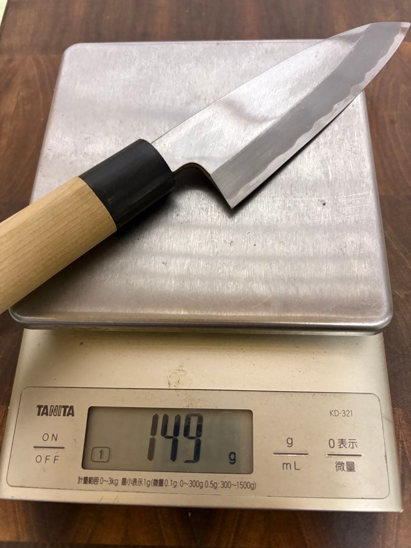 堺打刃物　舟行　出刃　霞150mm 5寸　包丁　白鋼　和包丁　釣り　未使用