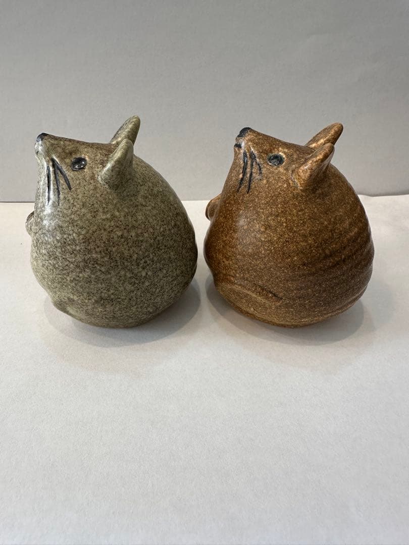 リサラーソン 3匹のねずみ(2匹セット)(グレー)(ブラウン)