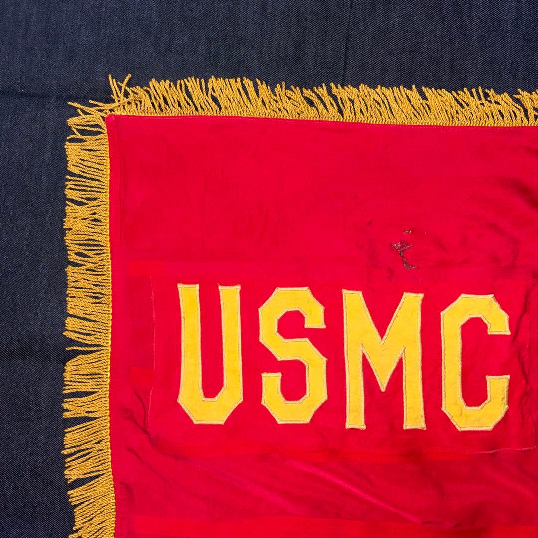 90s本物 USMC 米海兵隊 フラッグ　コレクション　雑貨　ミリタリー　当時物