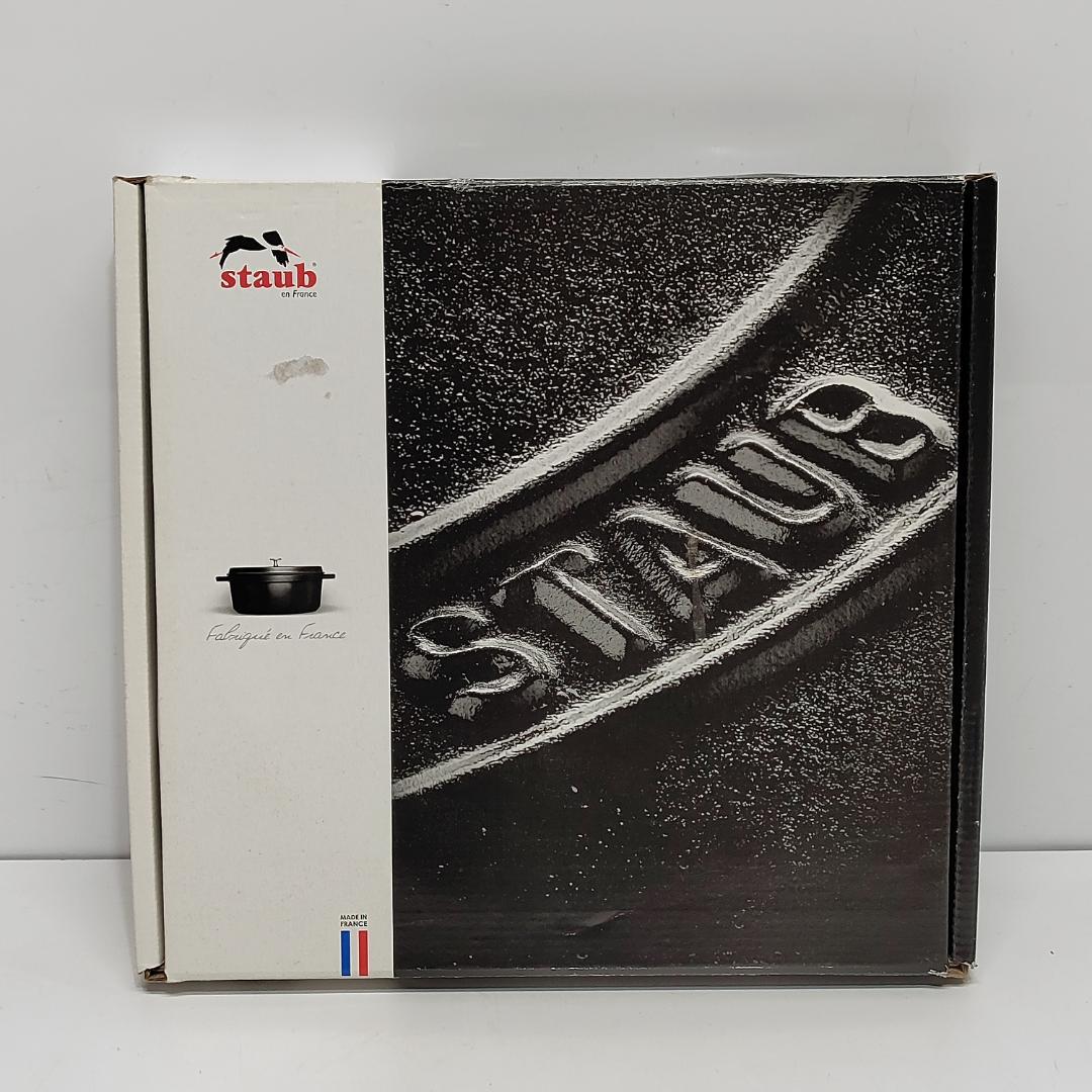美品 staub ストウブ ピュアグリル 26cm ミント 鍋 m1195