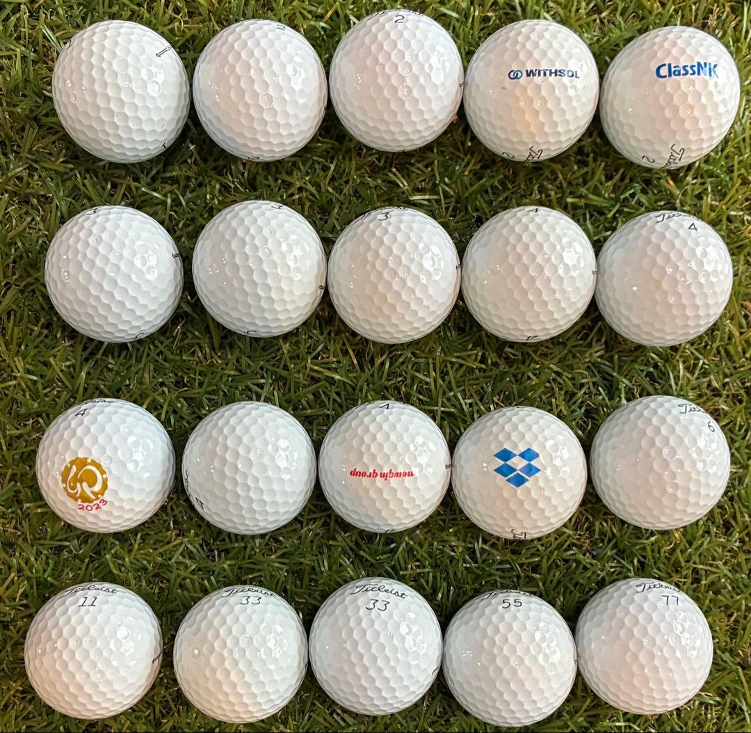 値下げ！575★S・A・特AB★タイトリスト ProV1 ホワイト 20球