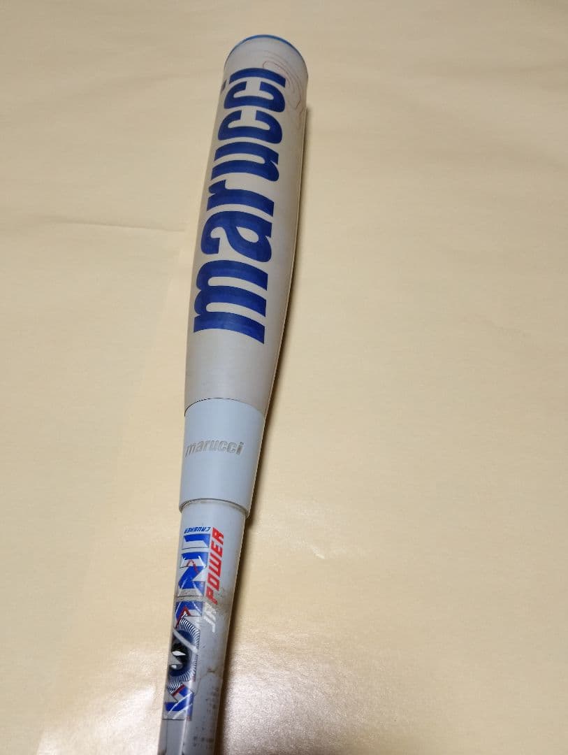 marucci 少年用軟式バット USSSA 白/青ワニクラッシャー82センチ