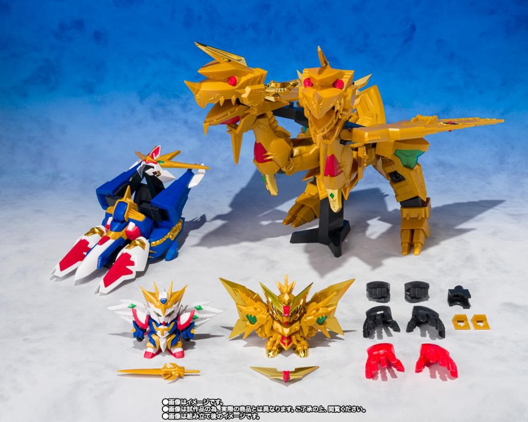 元祖SDガンダムワールド 黄金神スペリオルカイザー／太陽神ゴッドカイザー セット