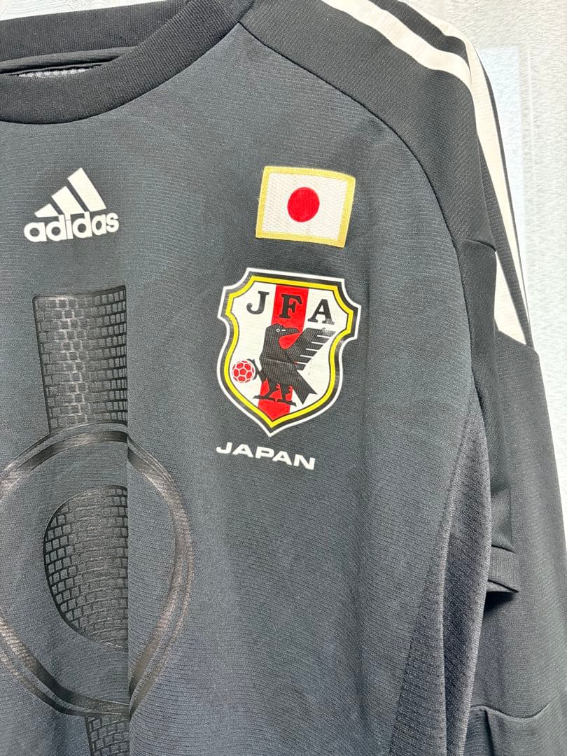 adidas サッカー日本代表 GKシャツ サイズXO 背番号18 黒