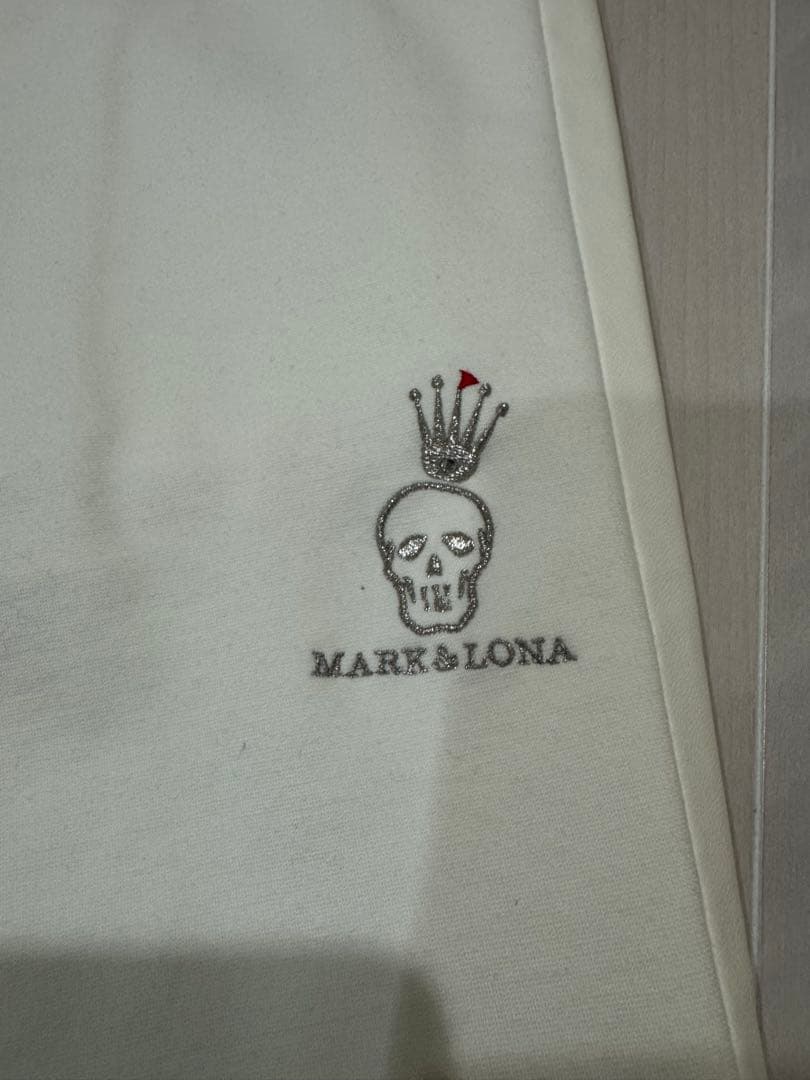 MARK&LONA スリムフィットパンツ クリーム