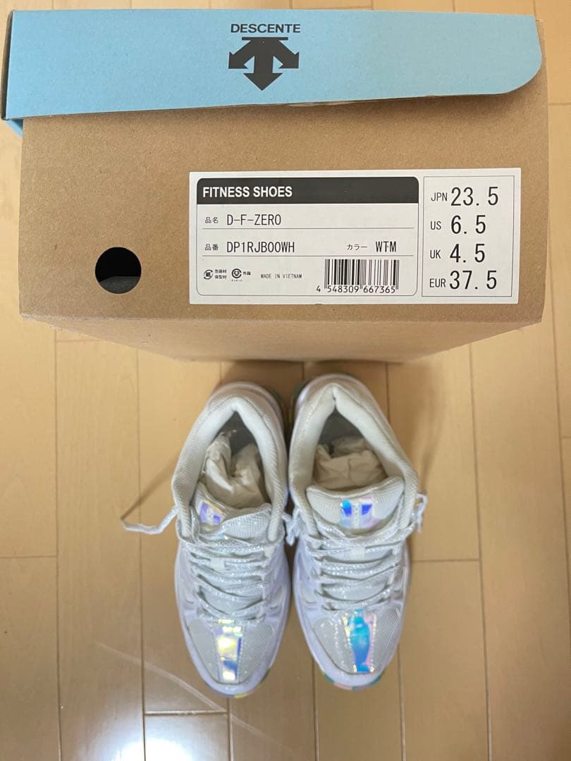 【値下げ】DESCENTE FITNESS フィットネスシューズ/23.5cm
