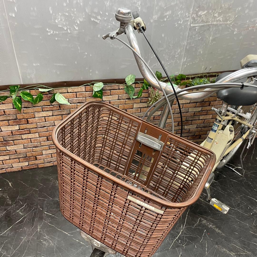 【63】電動自転車 YAMAHA PAS クリーム 26インチ