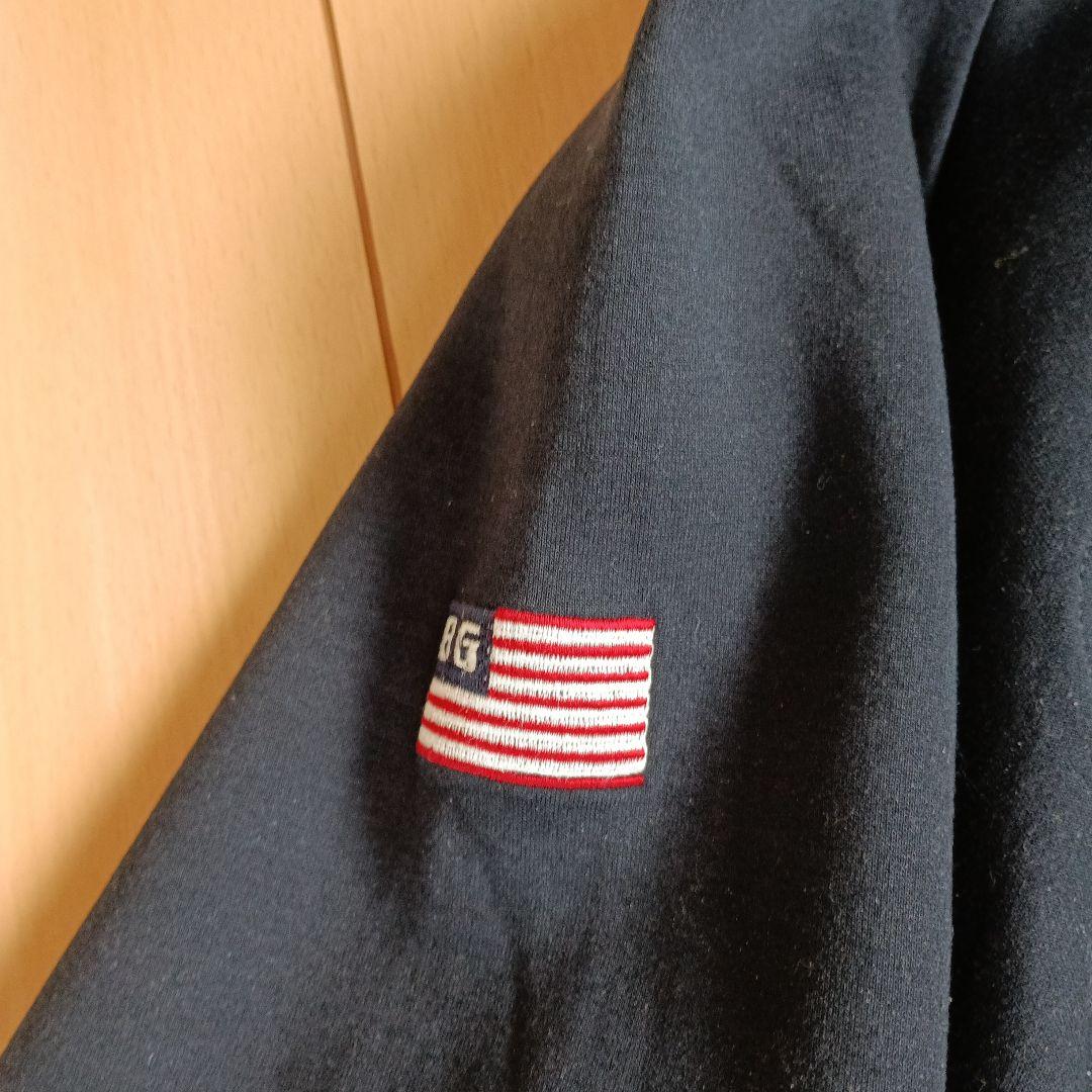 BRIEFING ハーフジップジャケット XL ネイビー