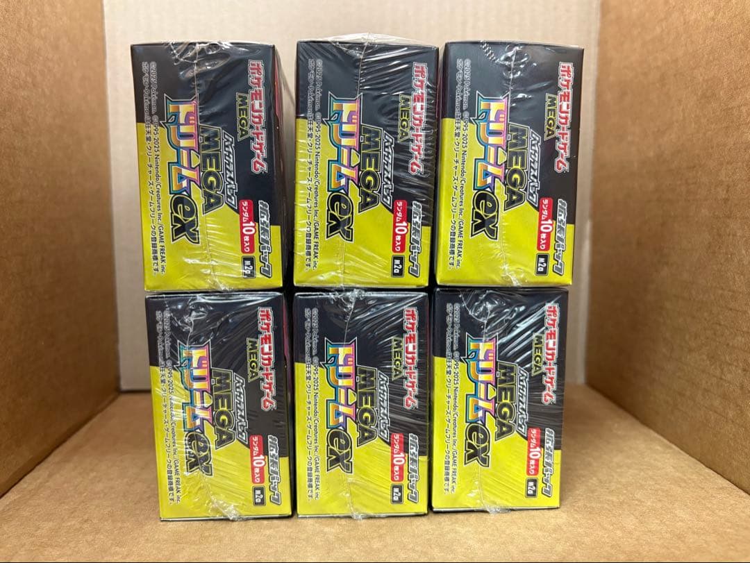 【シュリンク付】【新品未開封】ポケモンカードMEGAドリームex 6box