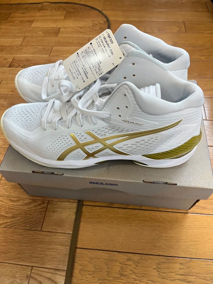 asics GELBURST 20 ホワイト/ゴールド