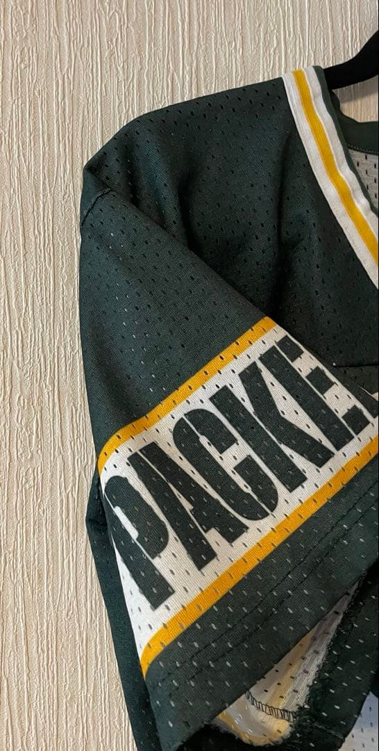 ビンテージ 90s NFL PACKERS メンズM ユニフォーム　ゲームシャツ