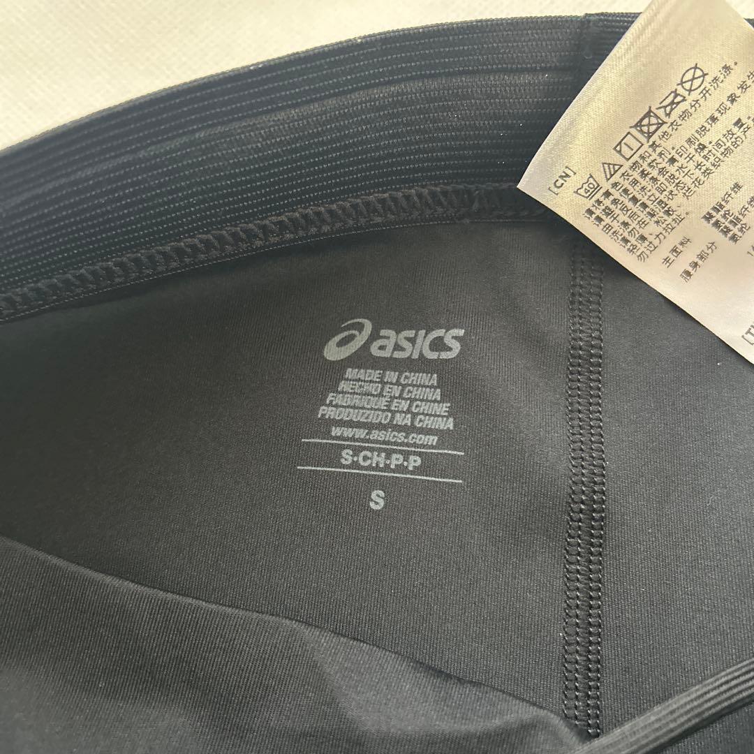 新品未使用✨ASICS MIDDLE TIGHT 赤ロゴ　レディースS