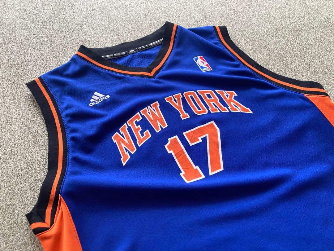 あ*ぼ様 《adidas NBA》NYニックス　ジェレミーリン　バスケ ゲームシ