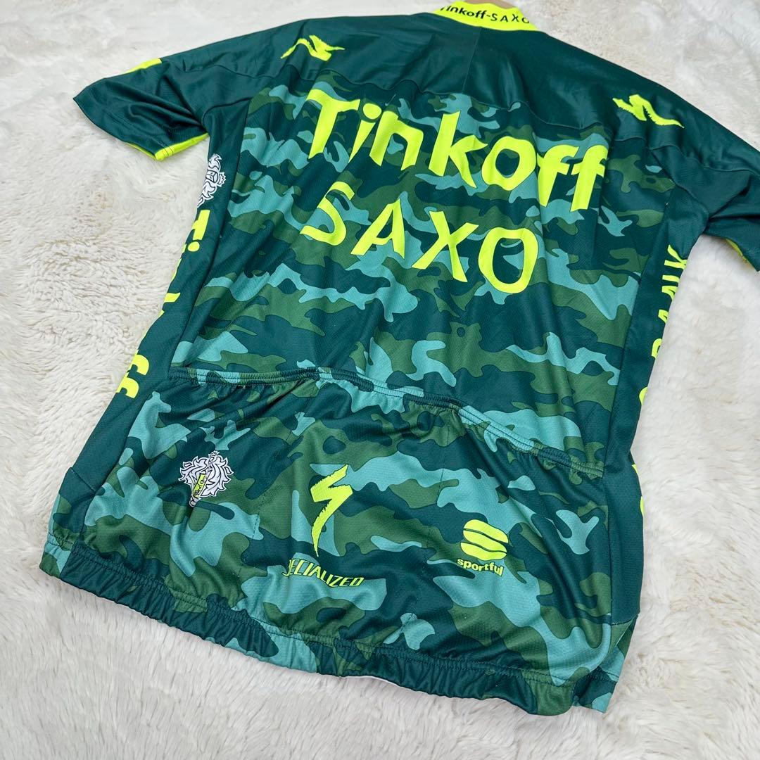 ✨美品✨Sportful ティンコフサクソ 迷彩 プロチームジャージ 伊製 XL