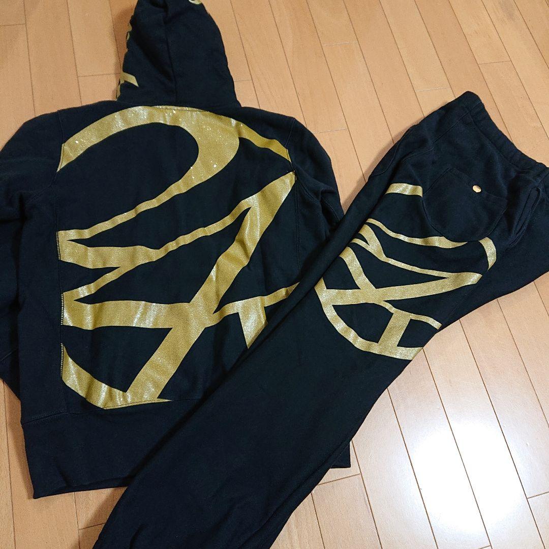 24karats x champion リバースウィーブセットアップ S