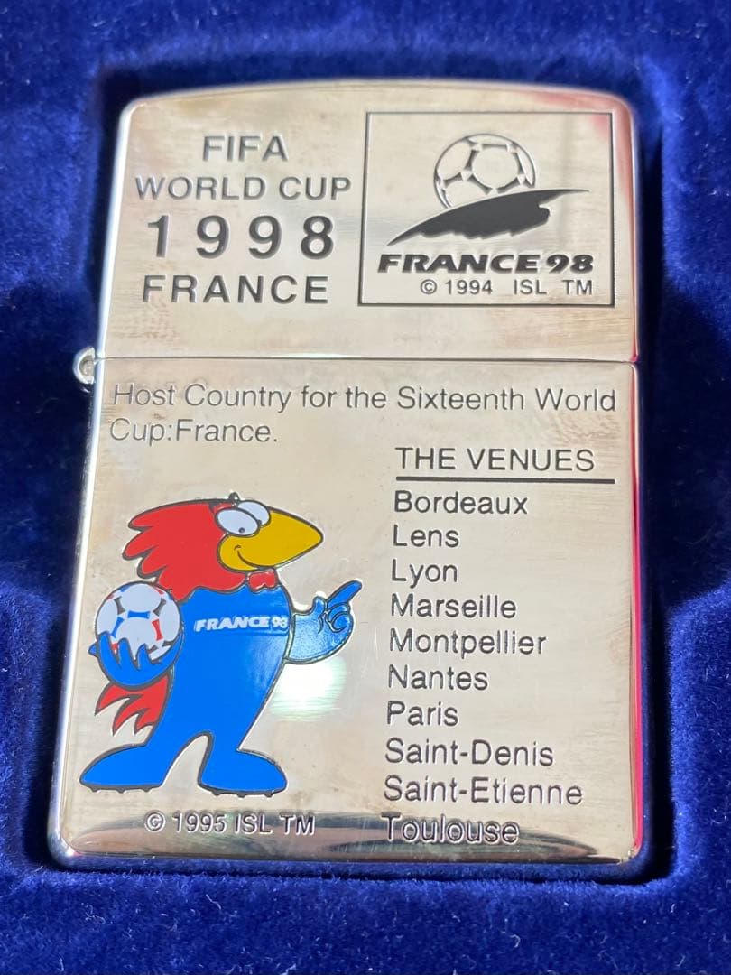 FRANCE 98 FIFA World Cup 記念zippoセット