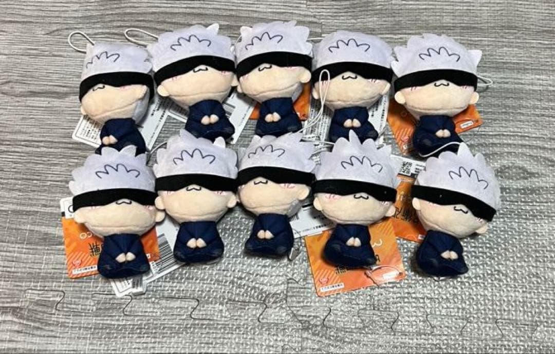 ③ 呪術廻戦　もちぴこぬいぐるみ　五条悟　8体まとめ売り