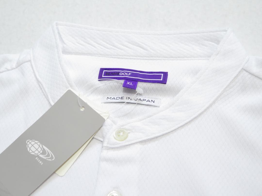 ビームスゴルフ BEAMS GOLF フロント切替プルオーバースタンドシャツ