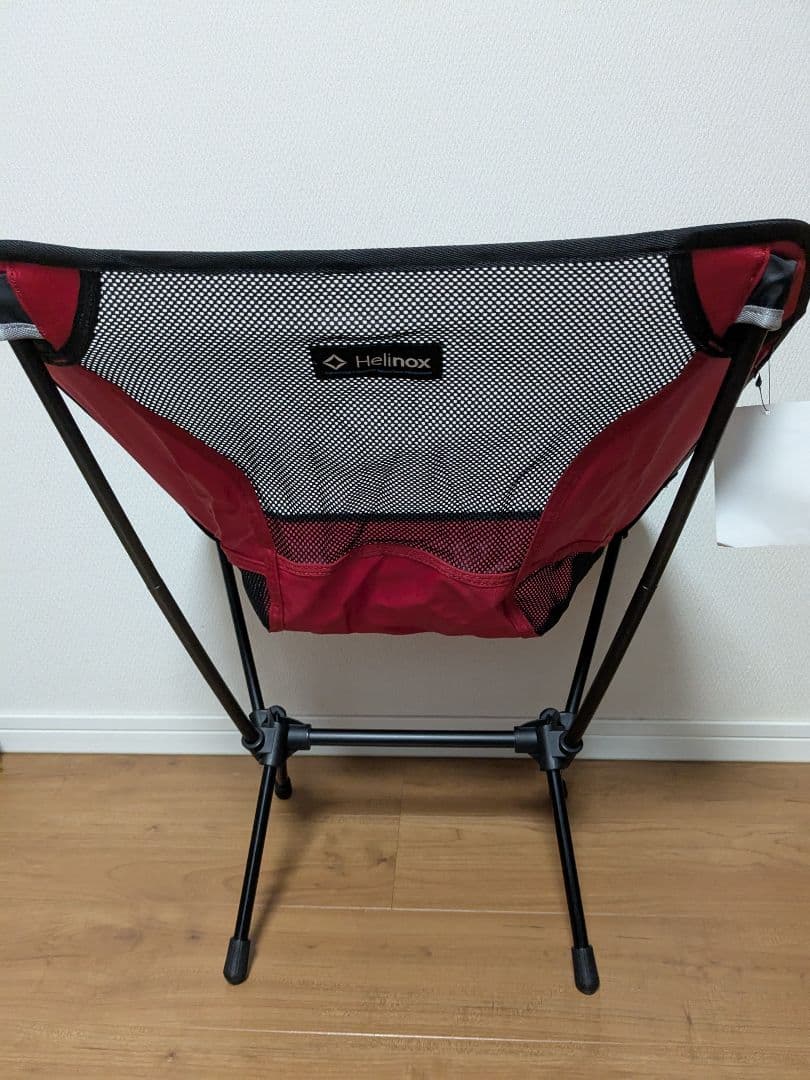 【美品】Helinox (ヘリノックス) 　チェアワン アウトドアチェア レッド