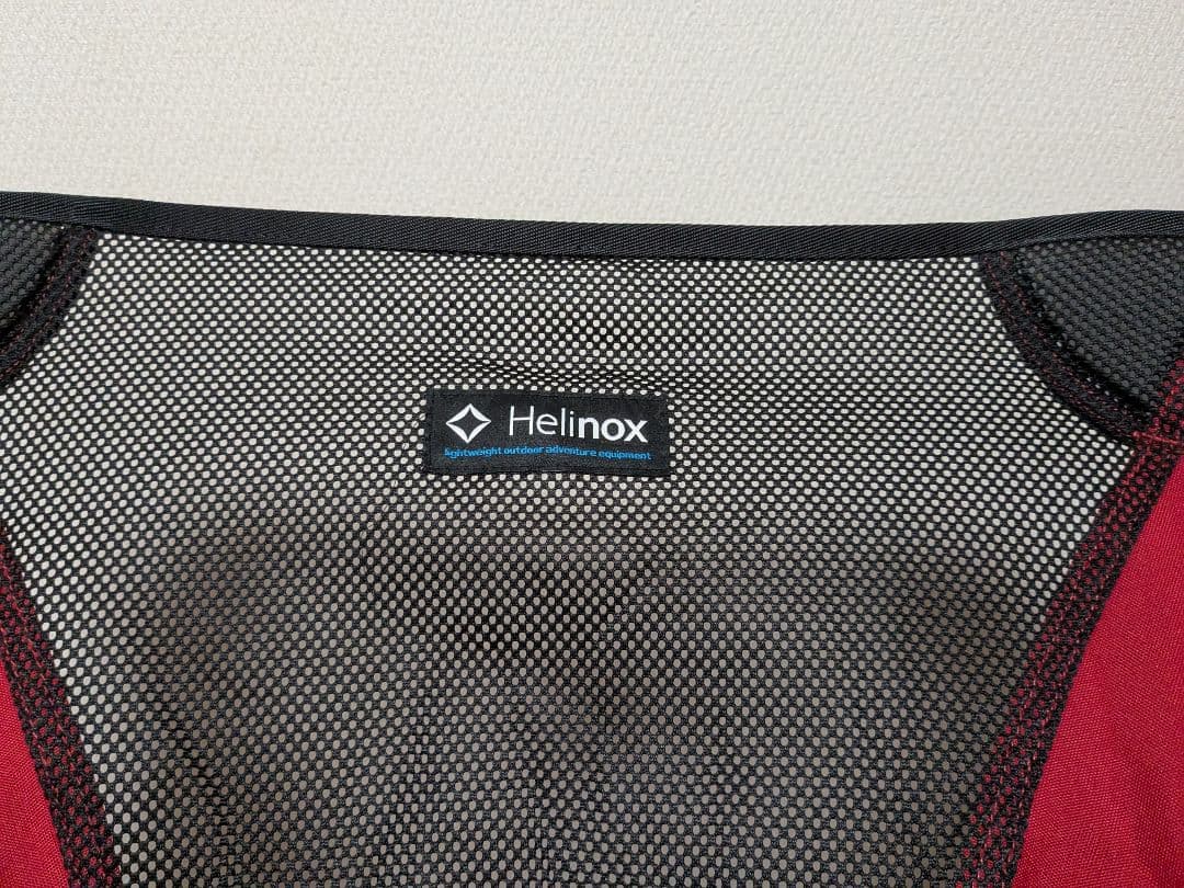 【美品】Helinox (ヘリノックス) 　チェアワン アウトドアチェア レッド