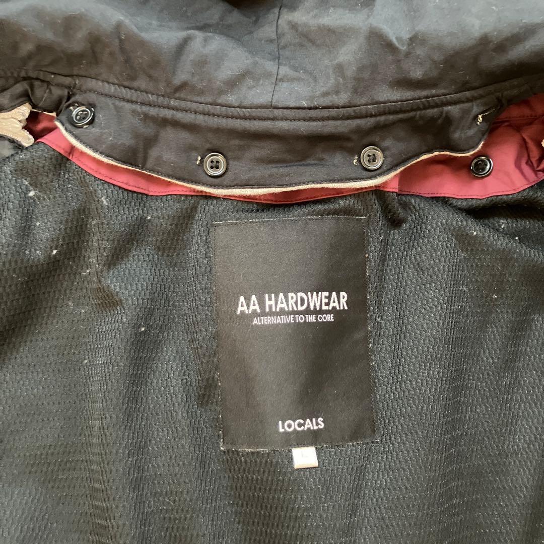 AA HARDWEAR バーガンディ フード付きジャケット L