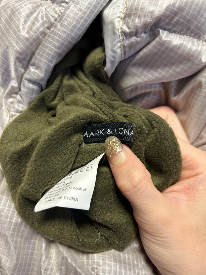 【美品】MARK &LONA / マークアンドロナ/リバーシブルダウンベスト