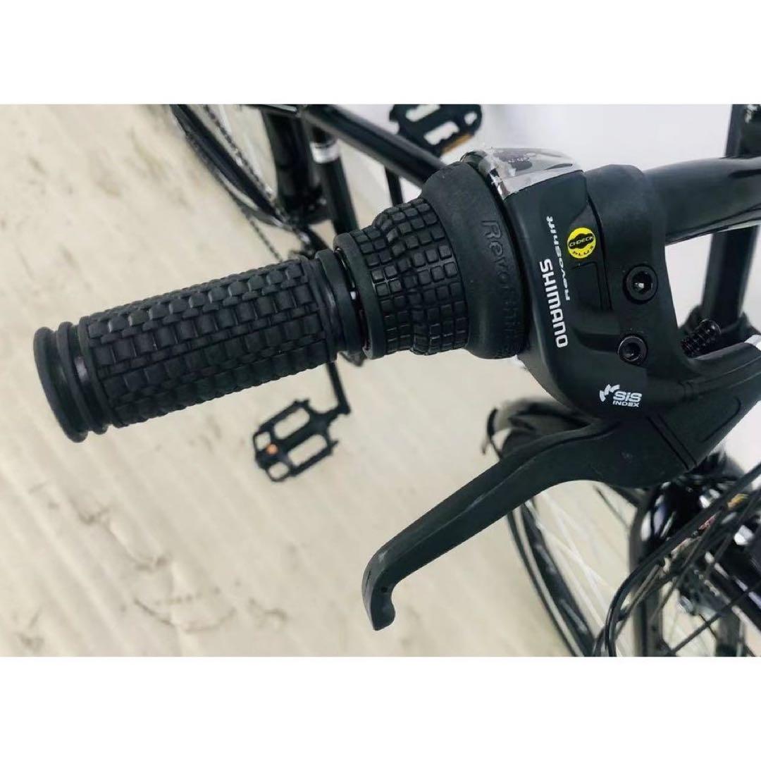 自転車 シティサイクル クロスバイク キッズ ジュニア 24シマノ 6段変速新品