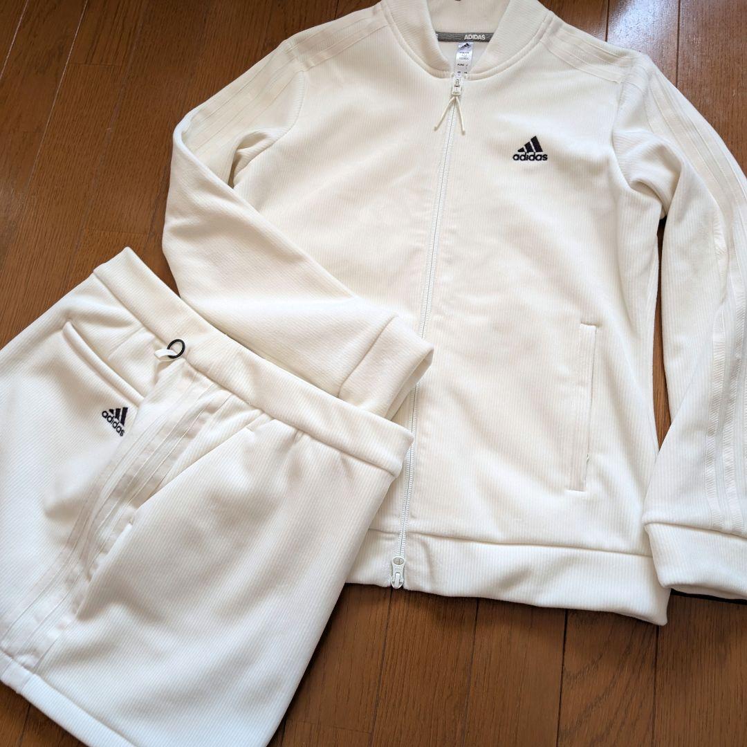 美品★ アディダス ゴルフウェア 上下セットアップ ストレッチコーデュロイ（L）