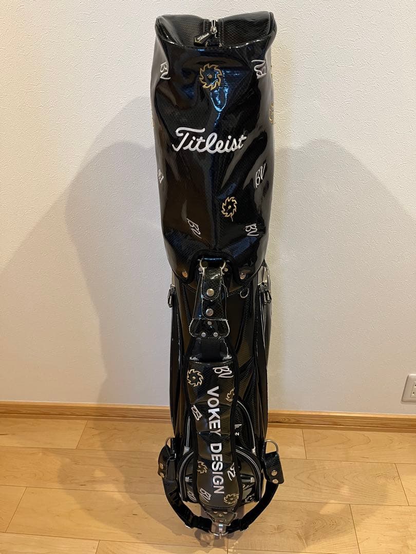 Titleist Vokey Design エナメル キャディバッグ 黒