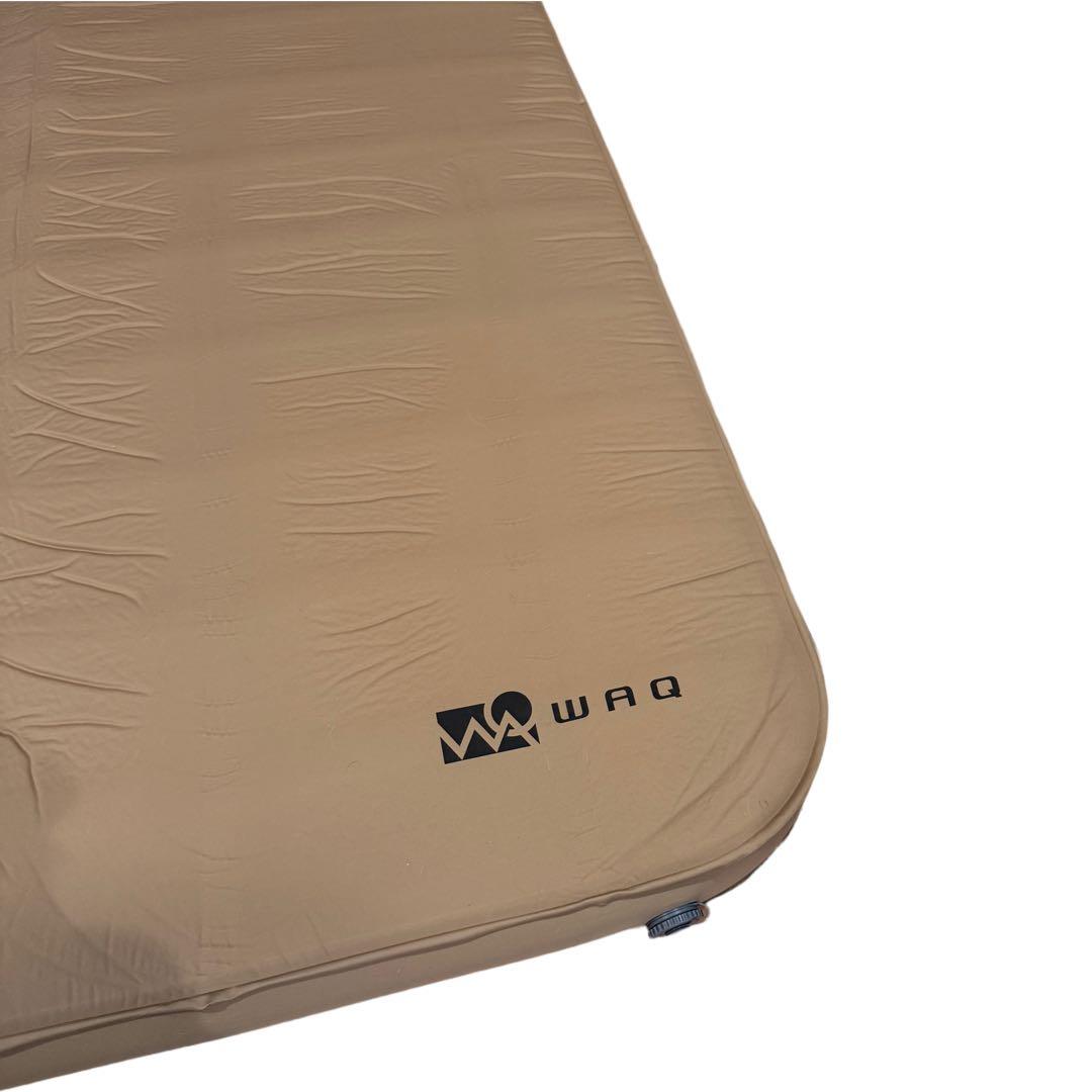 WAQ リラクシングキャンプマット ダブル TAN 厚さ10cm キャンプマット