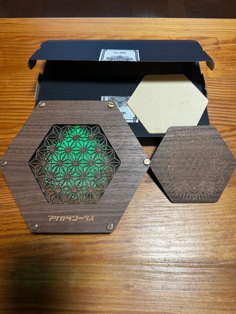 アサガラワークス LEDコースター