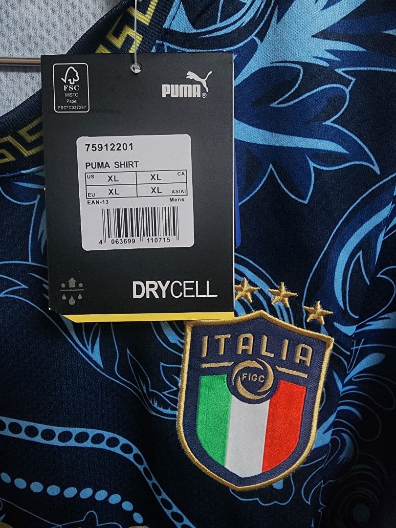 VERSACE イタリア代表 PUMA シャツ L