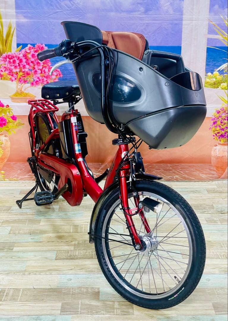 人気モデル！BIKKE ビッケ13AH⭐️ブリヂストン子供乗せ電動自転Y3417