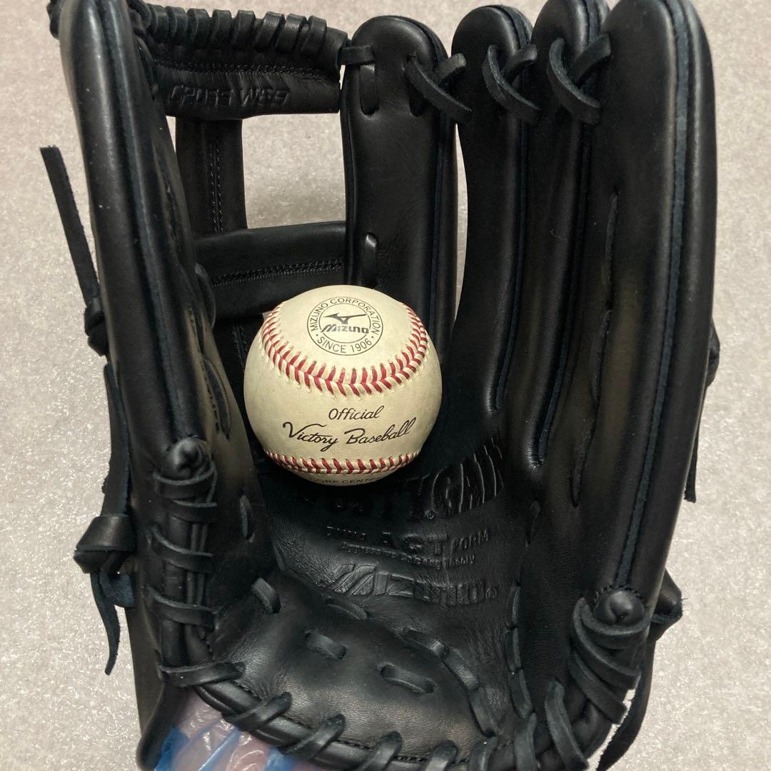 ミズノ 青ビュー 一般 大人用 硬式 野球 グローブ グラブ 状態良好品
