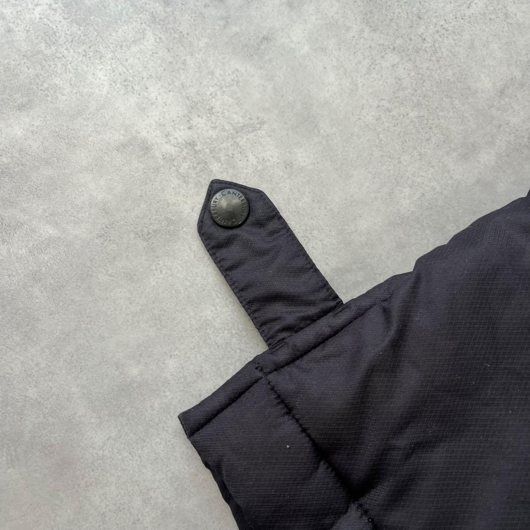 【美品】Canterbury 中綿ベンチコート3XL フード着脱可　スポーツ観戦