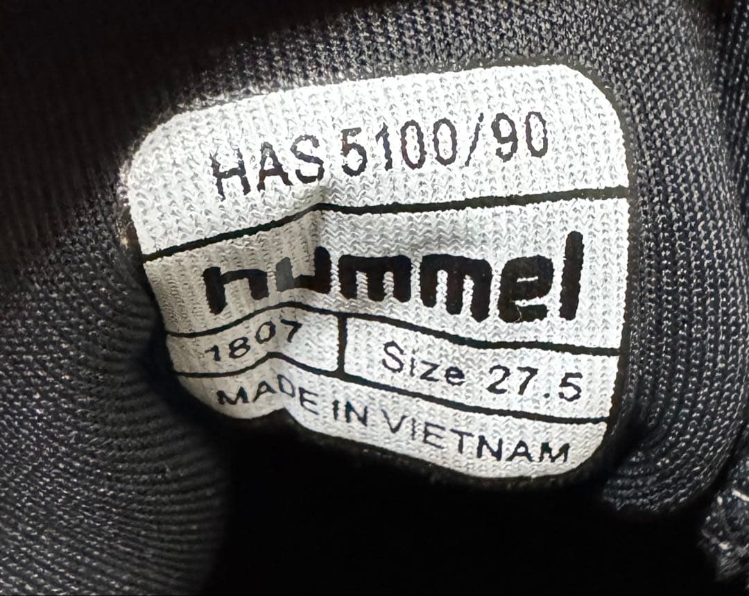 【未使用級】hummel 足袋フットサルシューズ ブランカーレII PG