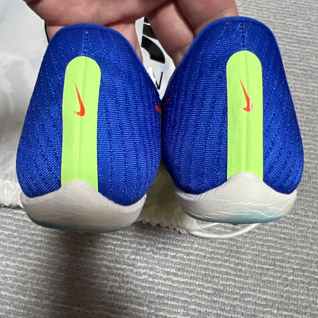 Nike AIR zoomマックスフライスパイクシューズ 青 収納袋付き
