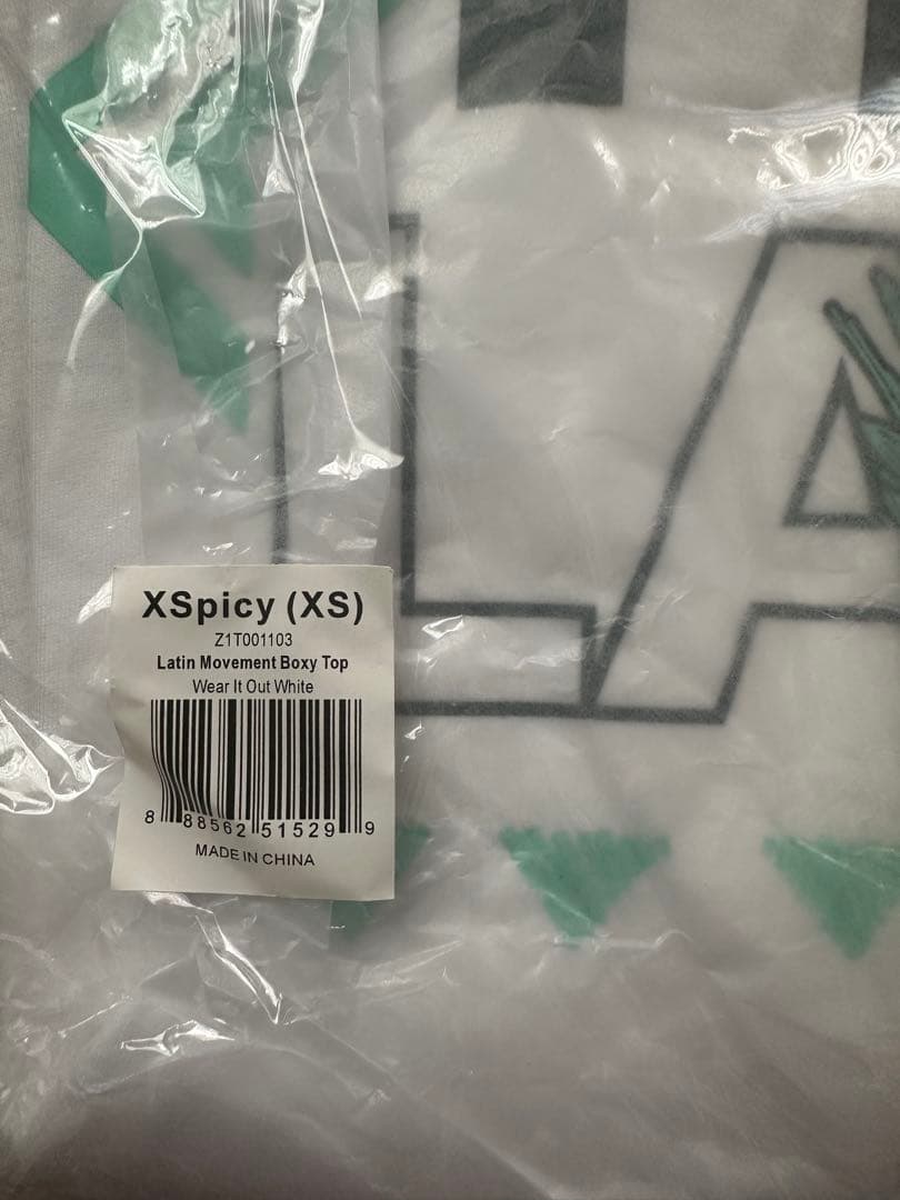 新品　正規品　ズンバ　X S Ｔシャツ