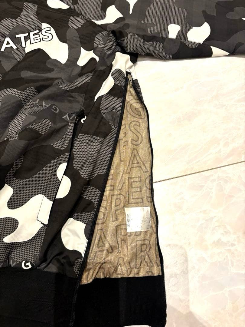 美品　PEARLY GATES 迷彩柄スニードジャック　長袖4 ブラックグレー系