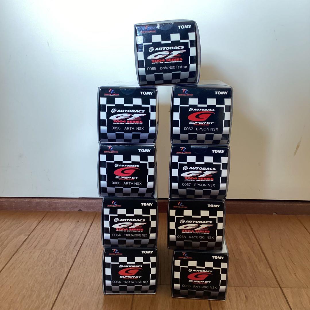 トミカリミテッド オートバックススーパーGT NSXミニカー9台セット