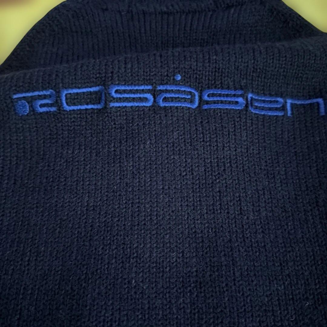 sale！rosasen Wジップアップ　濃紺/黄色　Mサイズ