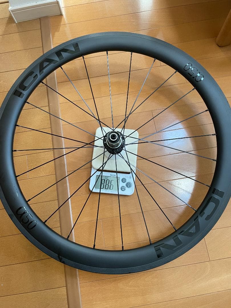 ICAN α50 カーボンホイール チューブレスレディ リムブレーキ用 ホイール