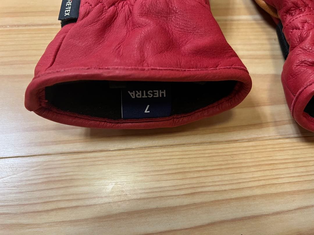 HESTRA 3-Finger GTX Full LEATHER サイズ7