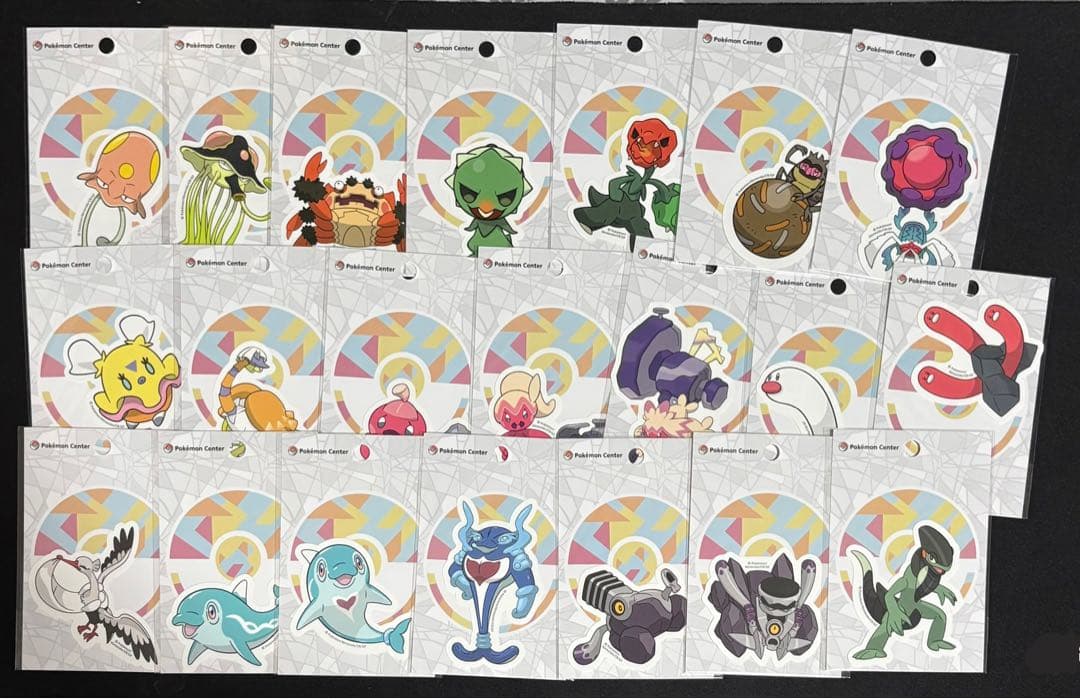 ポケモン　貼って剥がせるステッカー まとめ パルデア スカーレット バイオレット